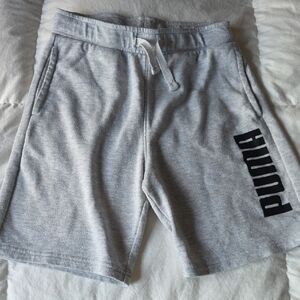 PUMA Men's Athletic Shorts in Light Gray